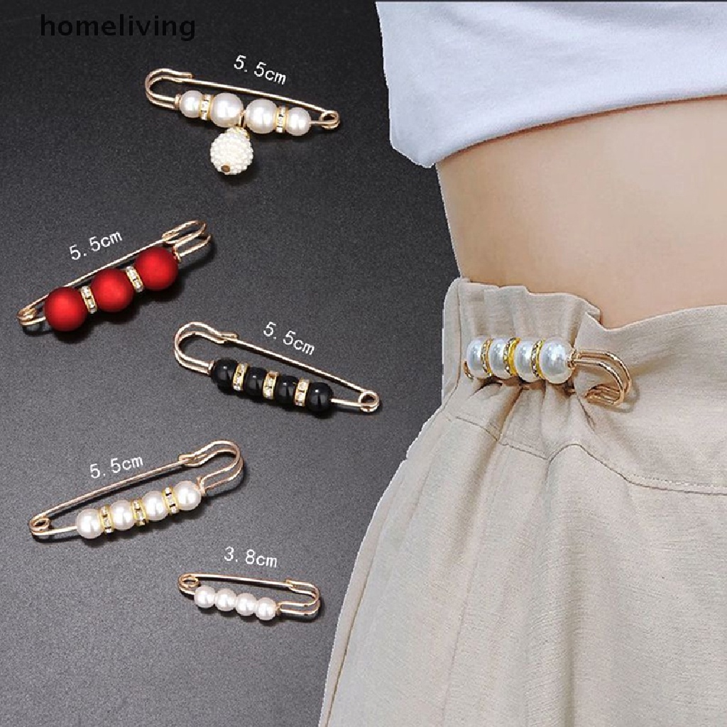 Set 3 Ghim Cài Áo Đính Đá / Ngọc Trai Giả Thời Trang Cho Nữ