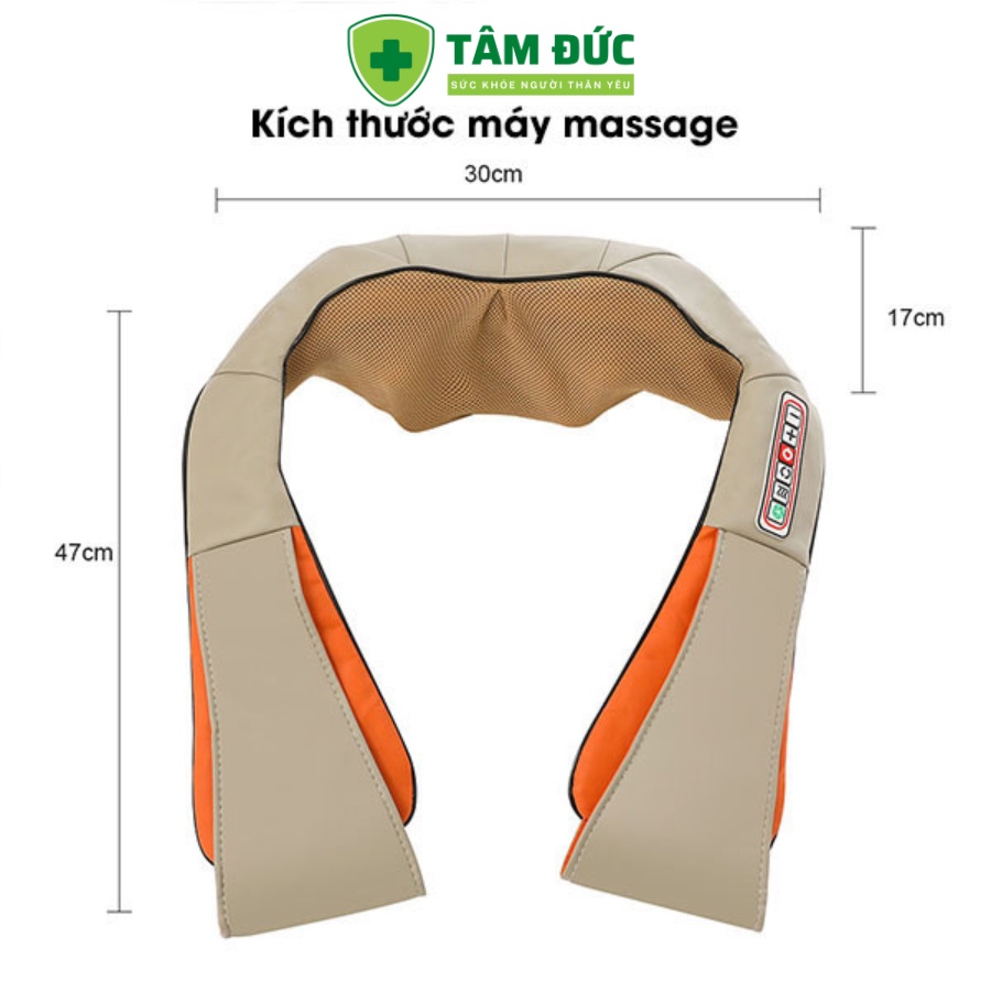 Máy Massage Cổ Vai Gáy Hồng Ngoại 6D HM-V85 , Đai mát xa đa năng, matxa vai gáy, bụng, Cổ, lưng eo, chân tay