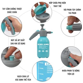 Bình xịt tưới cây 2 lít loại tốt