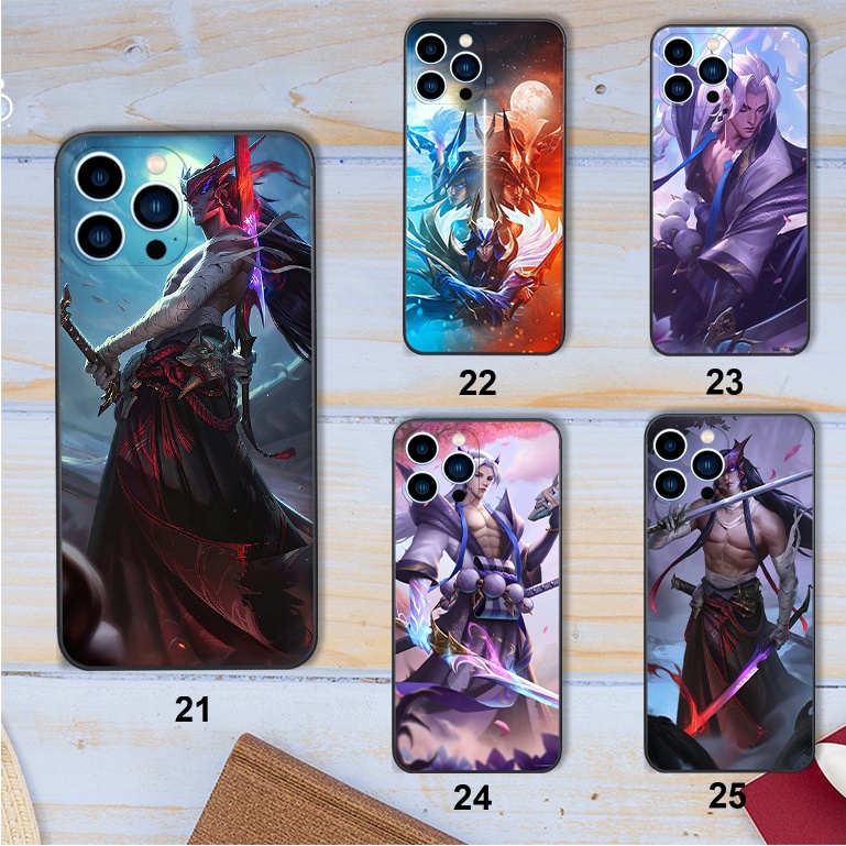 Ốp Iphone 13 / 14 PROMAX in hình tướng yone liên minh huyền thoại