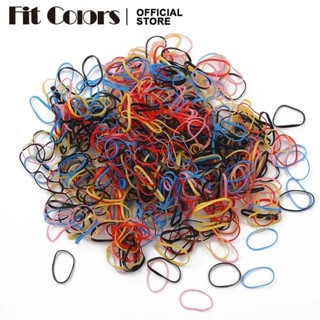 Set 1500 Dây Buộc Tóc Silicone Co Giãn Nhiều Màu