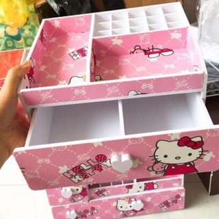 Kệ mỹ phẩm 25cm hello kitty mới
