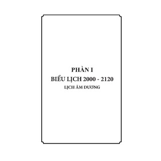 Sách - Lịch vạn niên 2000 - 2120 (bìa cứng)
