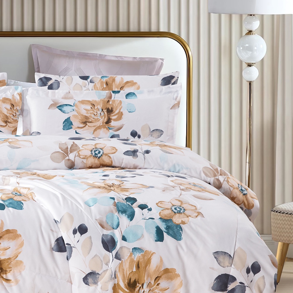 Bộ chăn ga Easy Living Studio 77-  Soleil “FLORA" - 7 MÓN