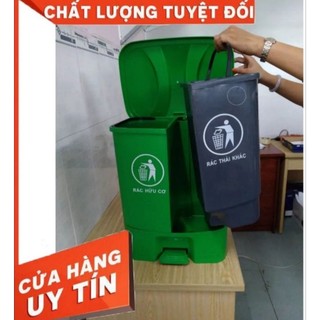 THÙNG RÁC /BẬT RÁC 2 NGĂN ( 8020 )