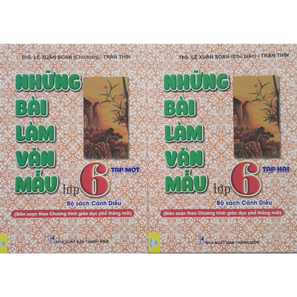 Sách - Combo Những bài làm văn mẫu lớp 6  - Biên soạn theo SGK Cánh Diều