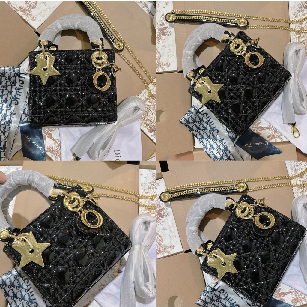 Túi CD Size 18 Bản Vip 2 Bocx Sang Sịn Có 2 Dây Đeo Chéo Cầm Tay Siêu Sang Chảnh