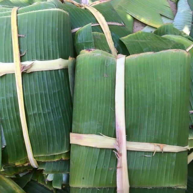 1kg lá chuối khô sạch cây nhà trồng - hàng nhà làm thủ công
