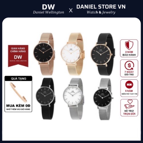 . Đồng hồ nữ Daniel Welington Classic Petite Dây Mesh 28-36mm - DanielStoreVn .
