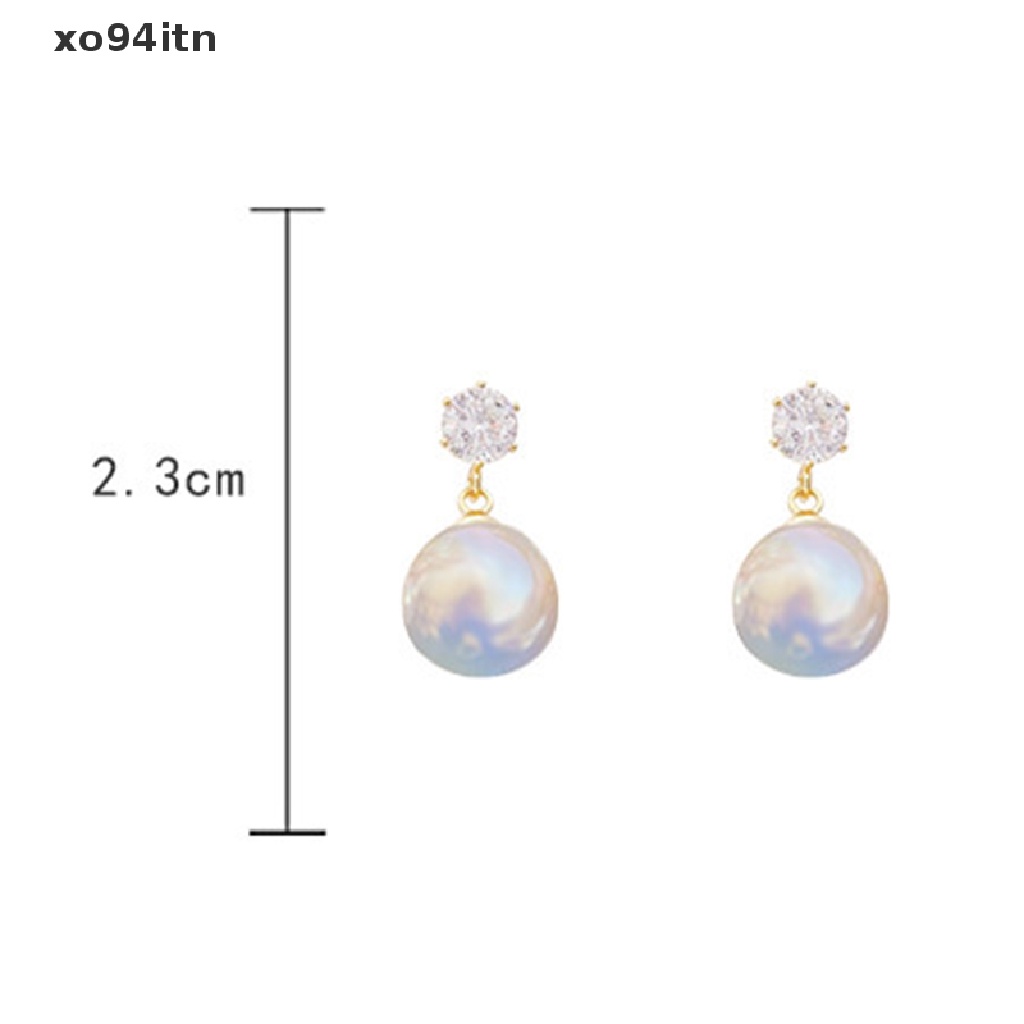 Khuyên Tai Dáng Dài Đính Ngọc Trai Vàng Phong Cách Nổi Tiếng Thời Trang Hàn Quốc 2022