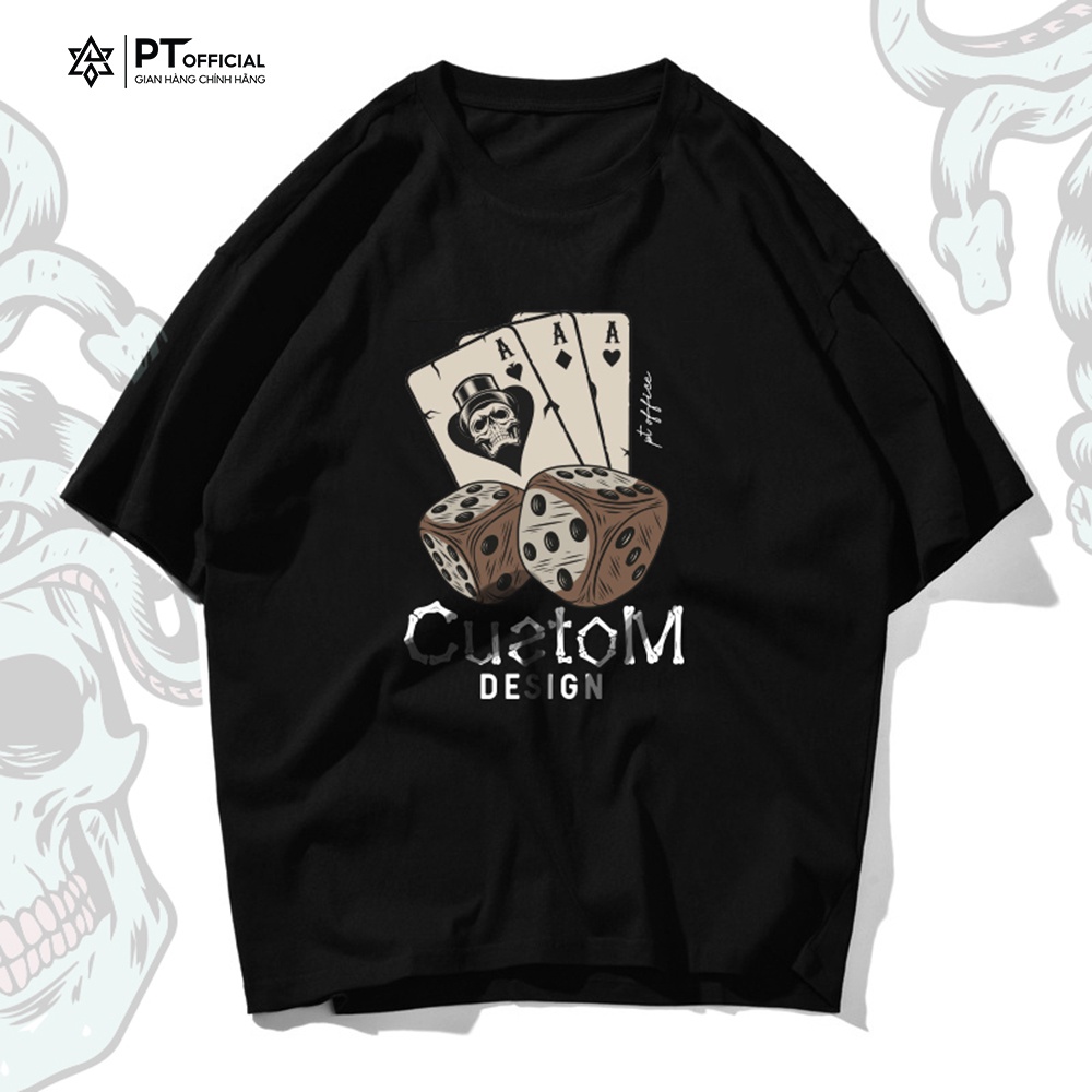 Áo thun tay lỡ COOL NGẦU phông form rộng nam nữ unisex cotton 100% (Đen, Trắng) - PT Office