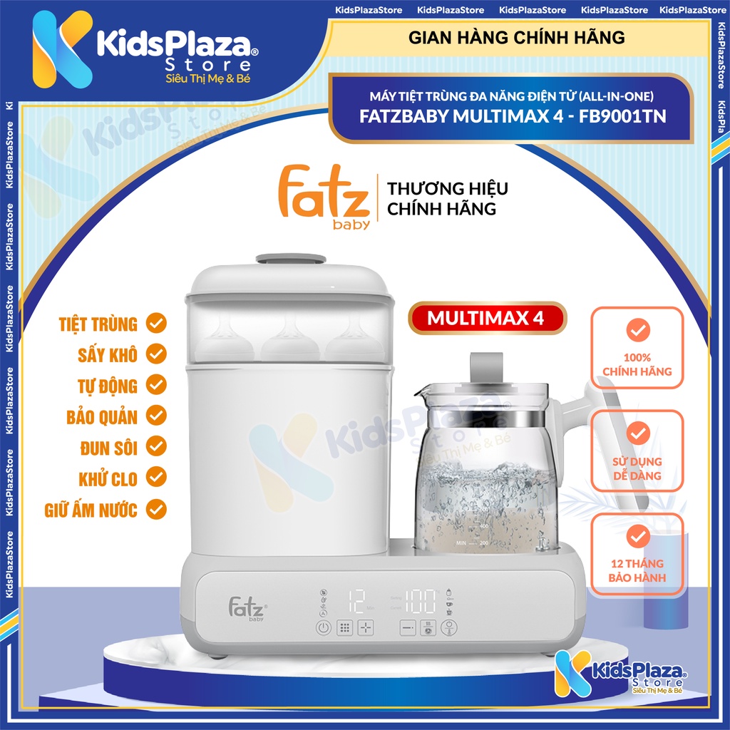 MÁY ĐA NĂNG HÂM SỮA TRIỆT TRÙNG FATZBABY MULTIMAX 4 - FB9001TN - CHÍNH HÃNG