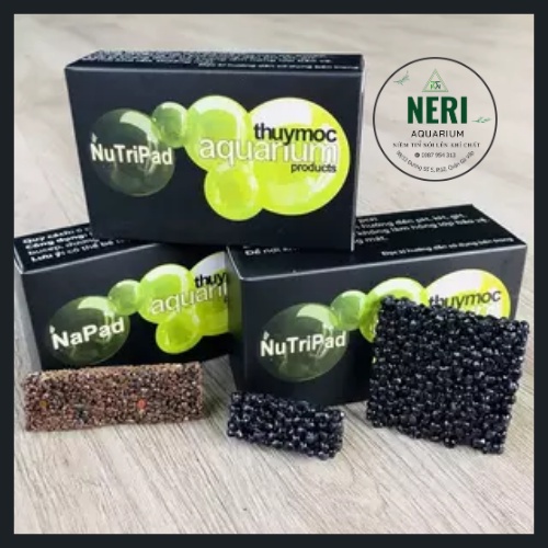 Giá Thể Trồng Cây Thủy Sinh NaPad Nâu - Thủy Mộc (Lẻ 1 miếng) | Giá Thể Trồng Cây Chuyên Dụng Cho Hồ Thủy Sinh