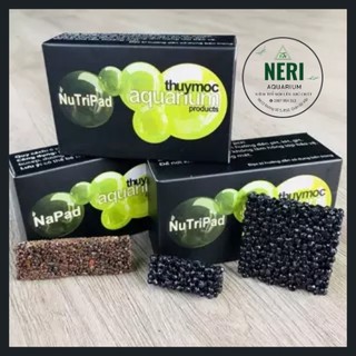 Giá thể trồng cây thủy sinh napad nâu - thủy mộc | giá thể trồng cây chuyên dụng cho hồ thủy sinh