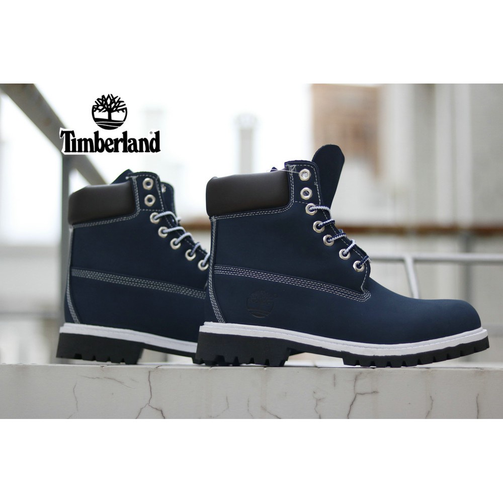 Boots timberland Cổ Cao Chất Liệu Da Bò size 40-46