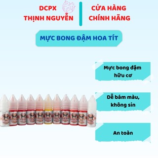 Mực phun x.ă.m bong đậm hoa tít