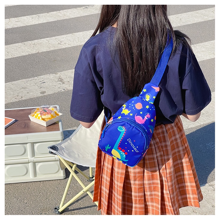 Túi Đeo Chéo Ngực Đựng Tiền Xu Họa Tiết Hoạt Hình Dễ Thương Cho Bé