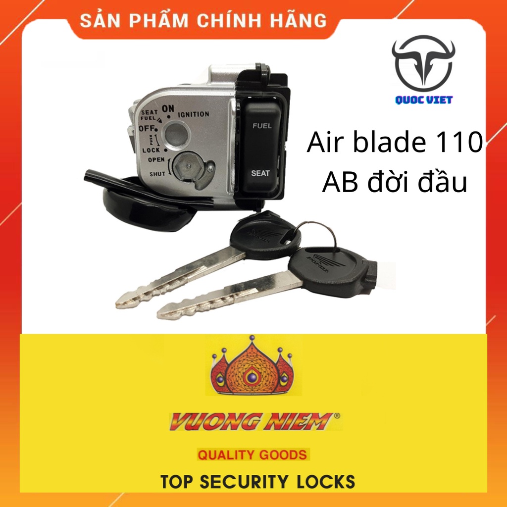 Ổ khoá Air Blade ,Ab 125 ,Ab 110 cao cấp,khoá điện,chống trộm