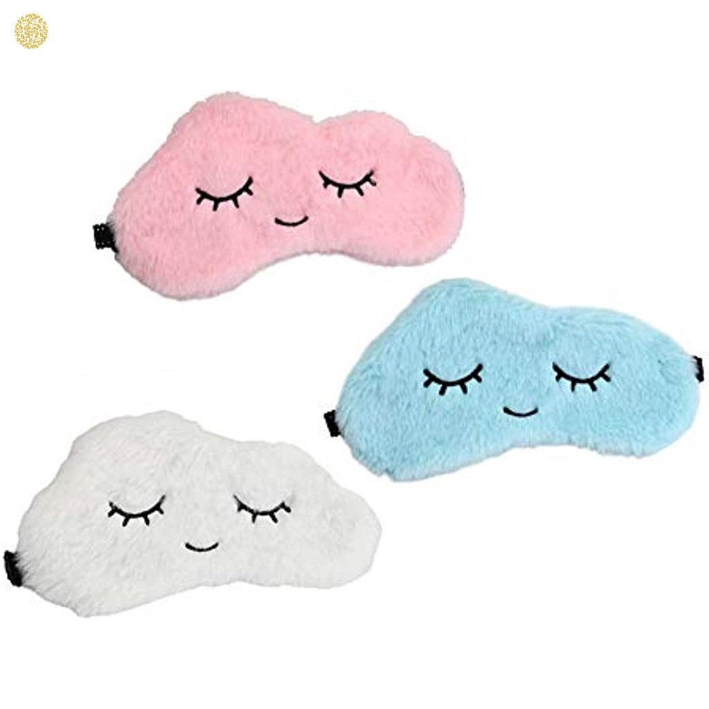 Miếng Bịt Mắt Ngủ Hình Đám Mây Hoạt Hình Siêu Mềm