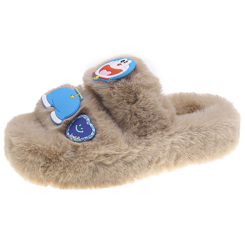 Dép lông kiểu hot trên mạng Doraemondày nữ