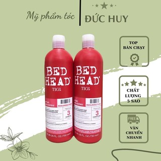 Tigi - Cặp dầu gội xả Tigi Bedhead 750ML| Dầu gội Tigi giúp phục hồi tóc hư tổn, giảm gãy rụng