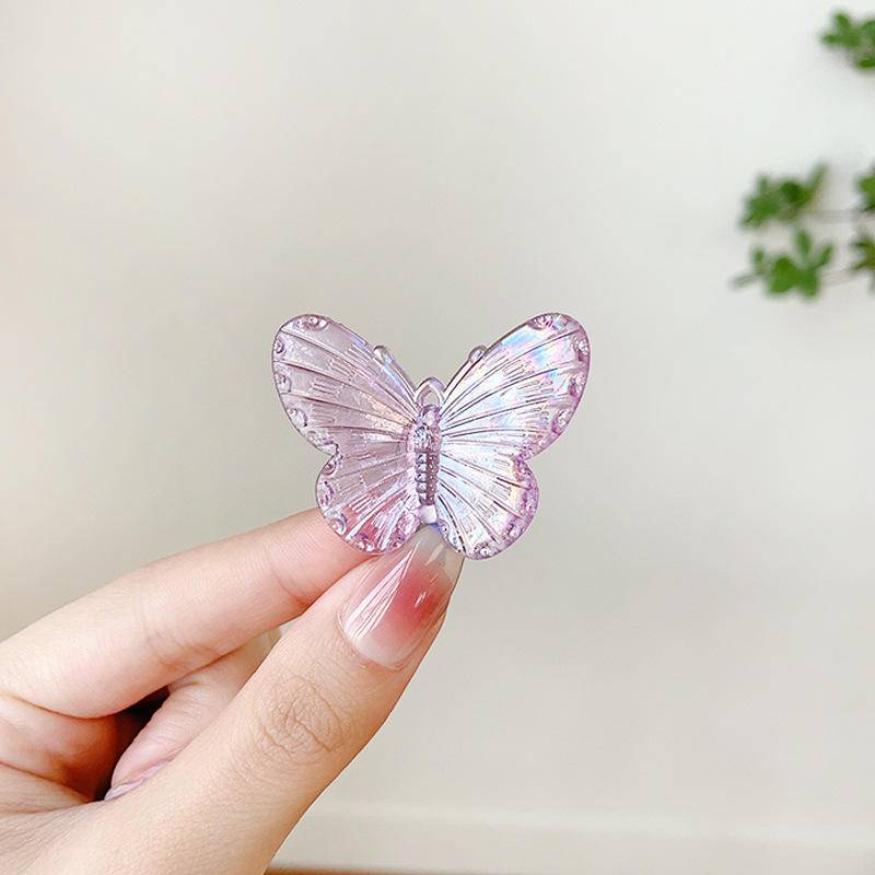 Kẹp Tóc Trang Trí Hình Hoa / Bướm Kiểu Công Chúa Dễ Thương Cho Bé Gái