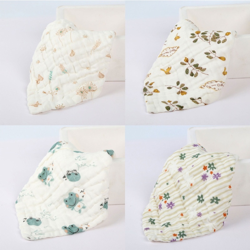 Khăn Cotton 6 Lớp Mềm Mại 30X30cm Dành Cho Trẻ Sơ Sinh