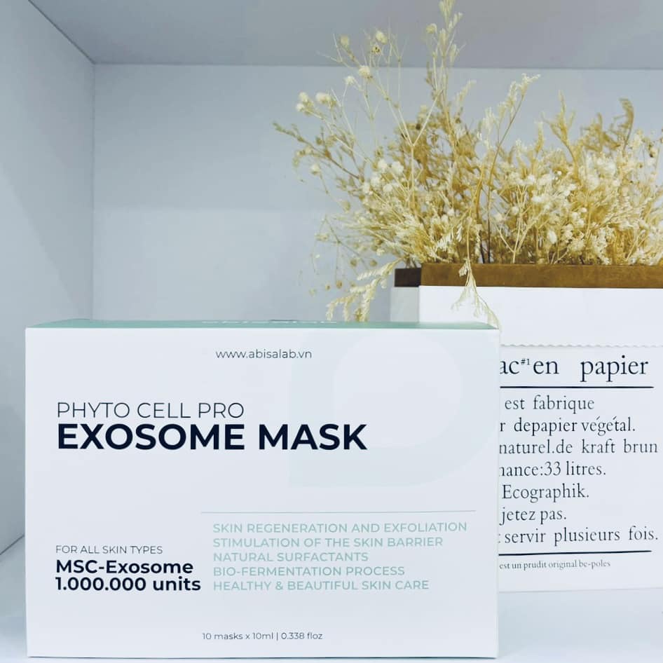 Mặt Nạ Tế Bào Gốc Căng Bóng Phyto Cell Exosome Mask Abisalab 10 mask x 10ml