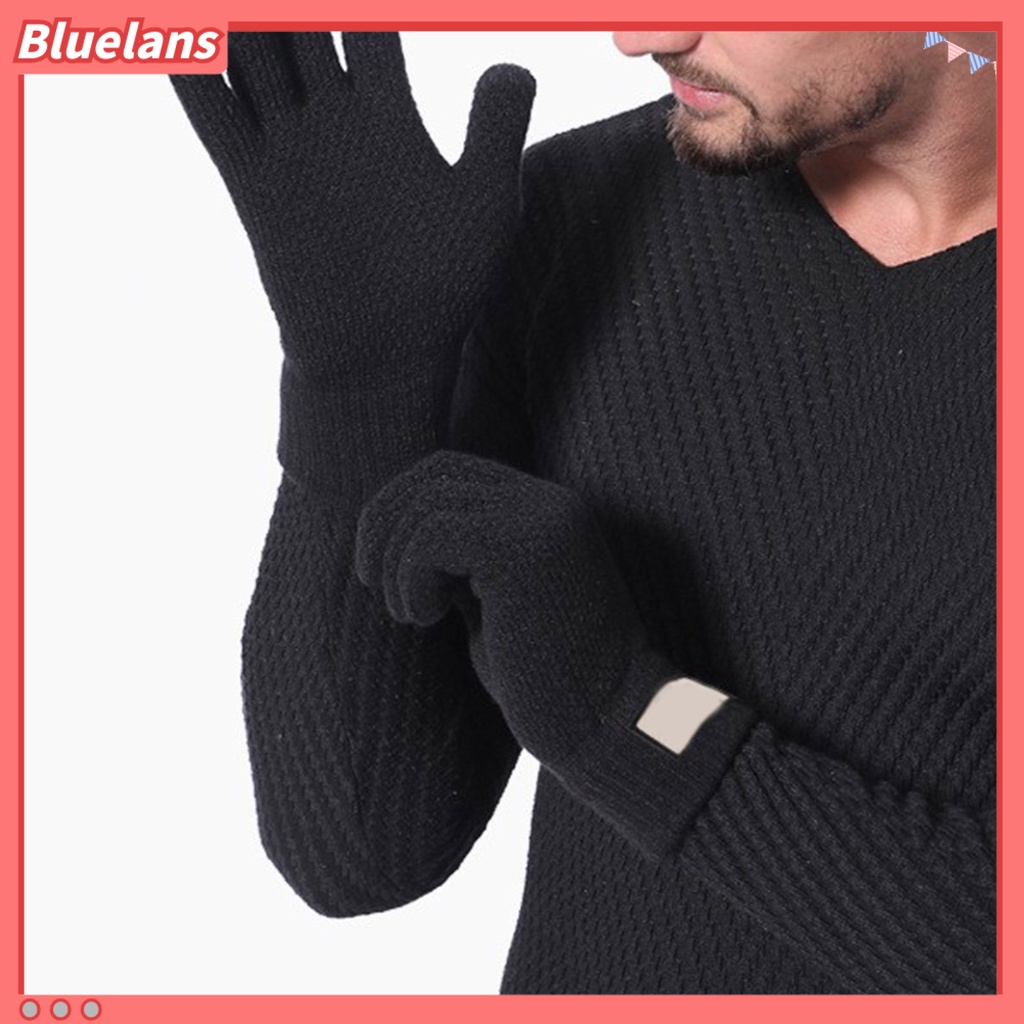 [BL] Găng Tay Mềm Mại Giữ Ấm Mùa Đông Có Thể Dùng Màn Hình Cảm Ứng Điện