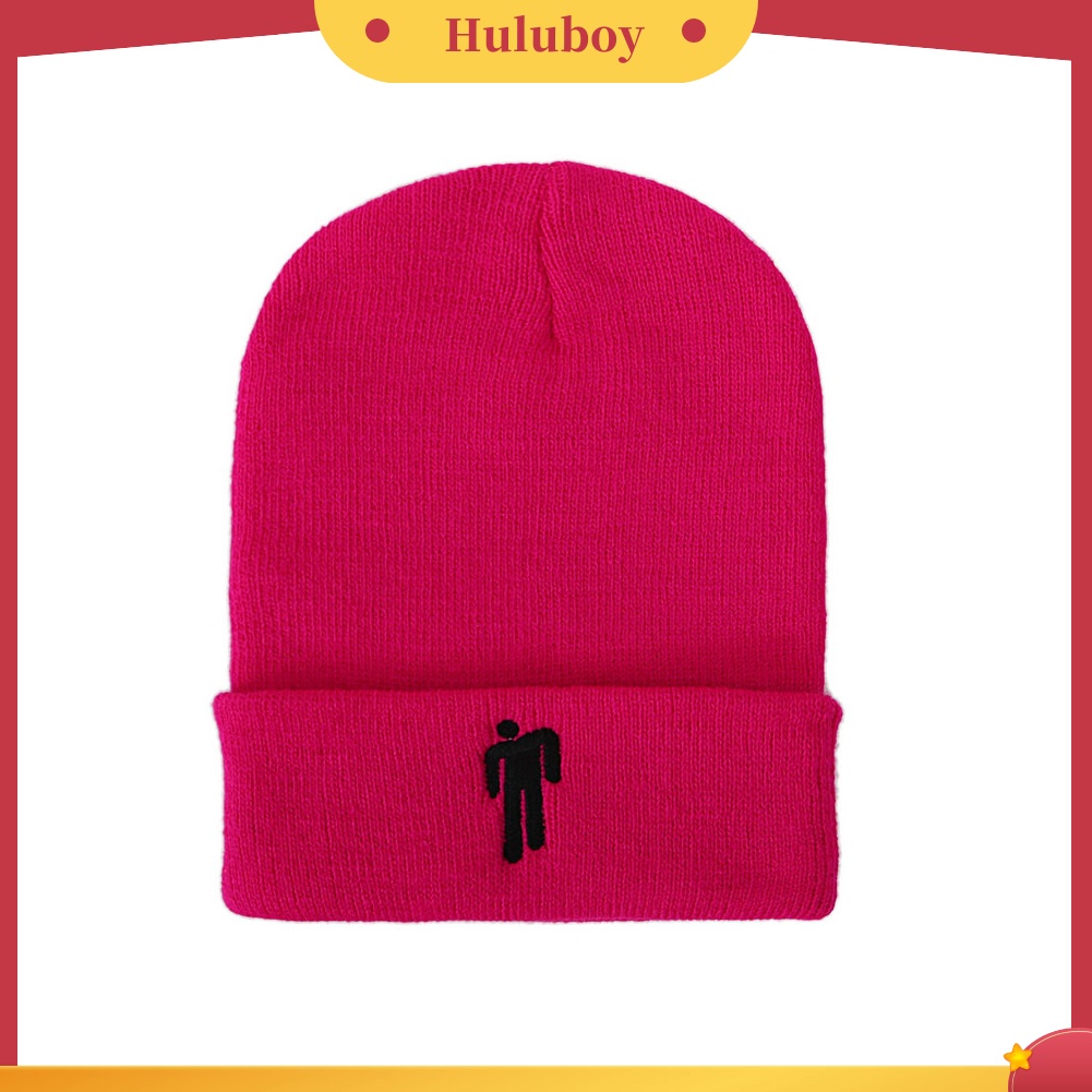 Mũ Len Beanie Mềm Mại Thêu Họa Tiết Thời Trang Thu Đông Cho Nam Nữ