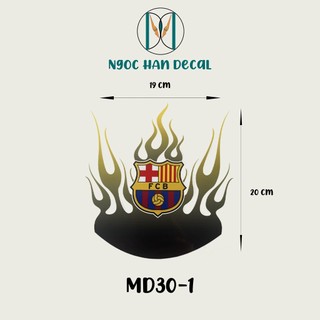 TEM DÁN MỎ DÈ XE MÁY30