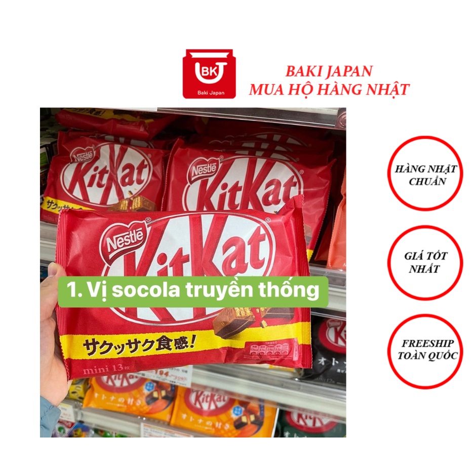 [Đủ vị] Bánh Kẹo Kitkat Nhật bản
