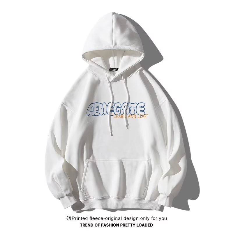 Hatton Gutto COD OOTD Áo Khoác Hoodie Chui Đầu Dáng Rộng Phong Cách Hong Kong Thời Trang Mùa Thu Cho Cặp Đôi