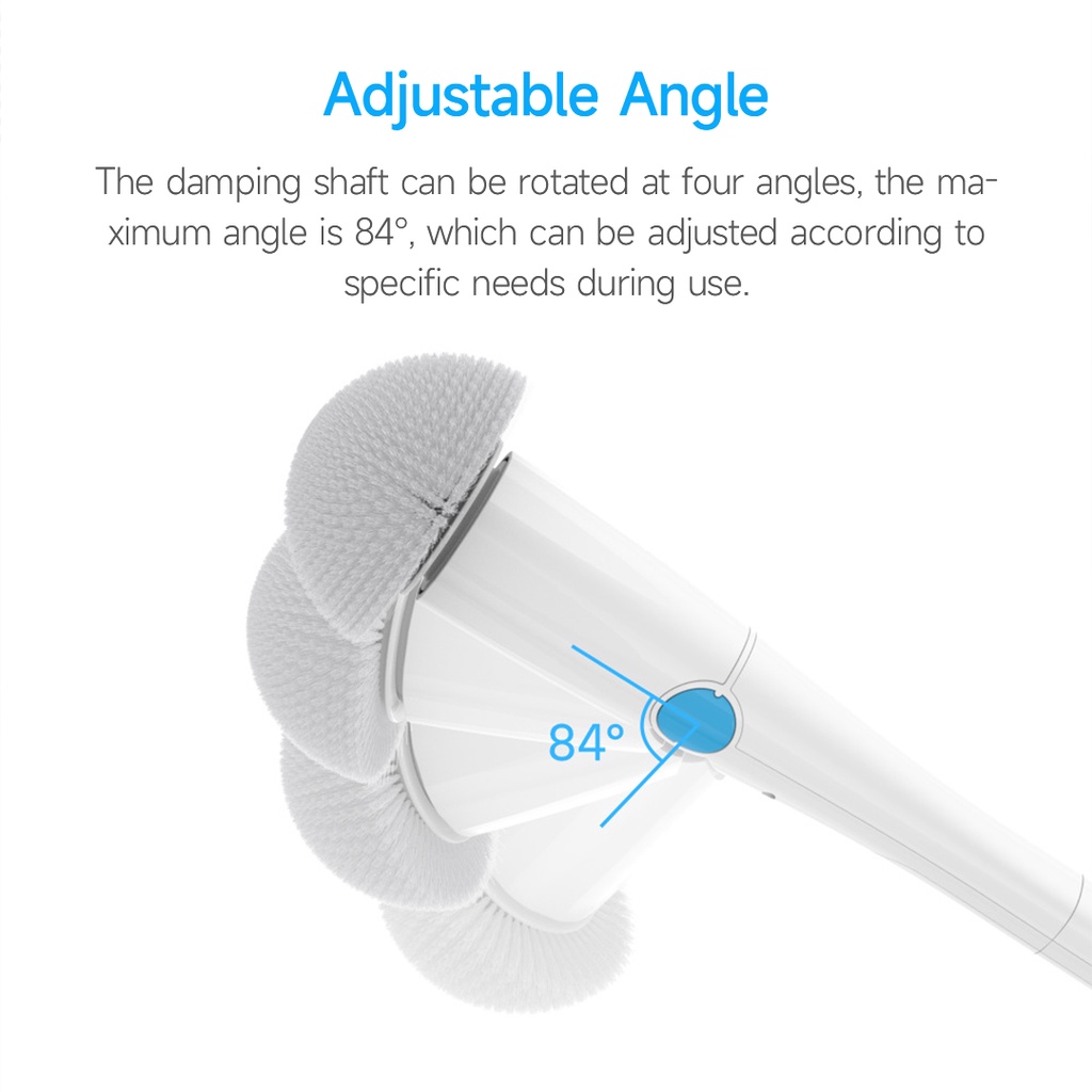 Xiaomi Youpin Bàn Chải Vệ Sinh Sàn Nhà Bằng Điện Không Dây M5 Với 4 Đầu Bàn Chải Thay Thế Và Tay Cầm Mở Rộng Điều Chỉnh Được