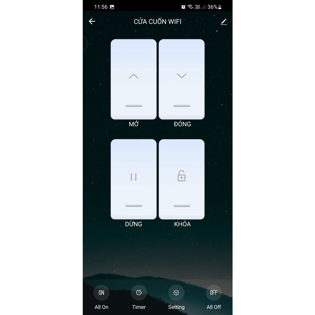 Bộ phát sóng điều khiển cửa cuốn bằng điện thoại Wifi TUYA – Smart LiFe