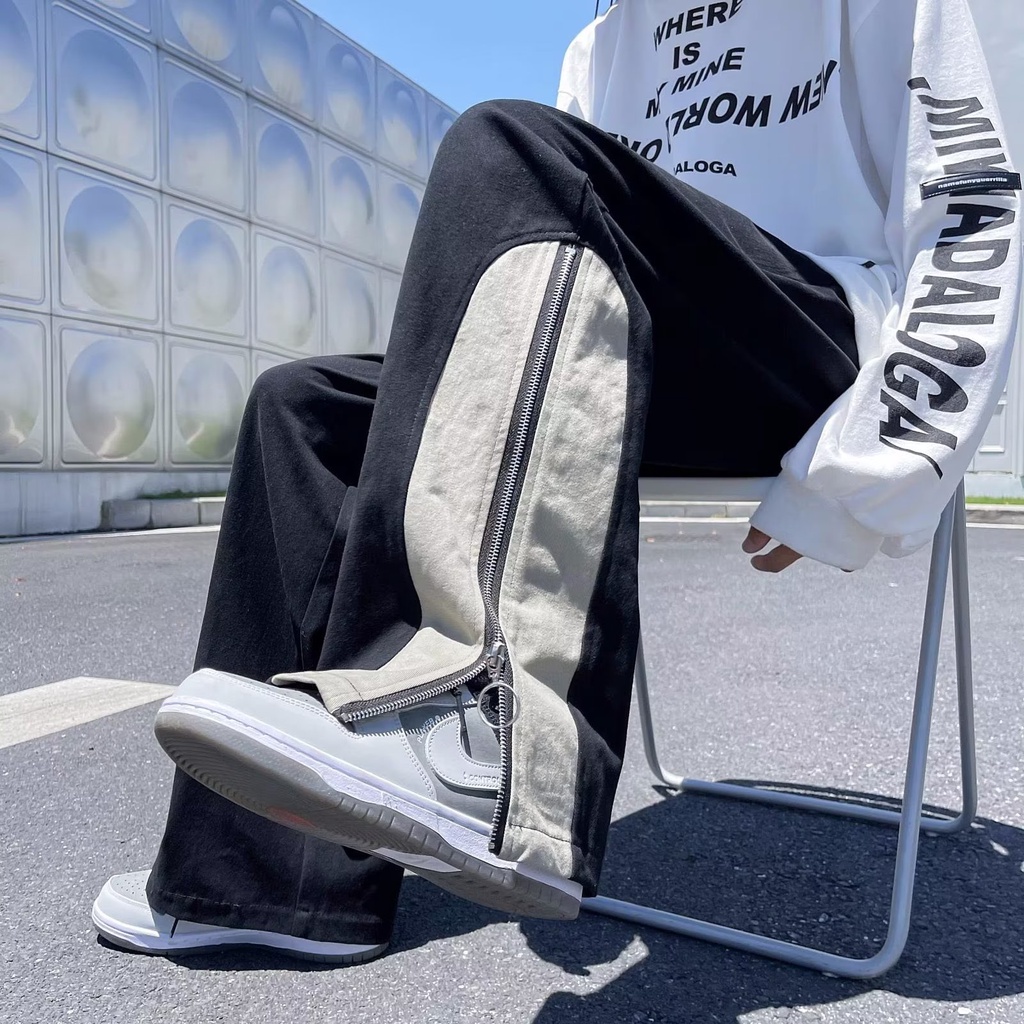 Quần Dài hip hop Đường Phố Thời Trang Phong Cách Hàn Quốc Cho Nam