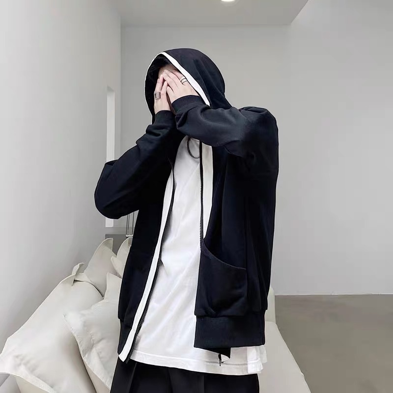 Áo khoác MEEC trắng unnisex nam nữ hàn quốc freesize <90kg