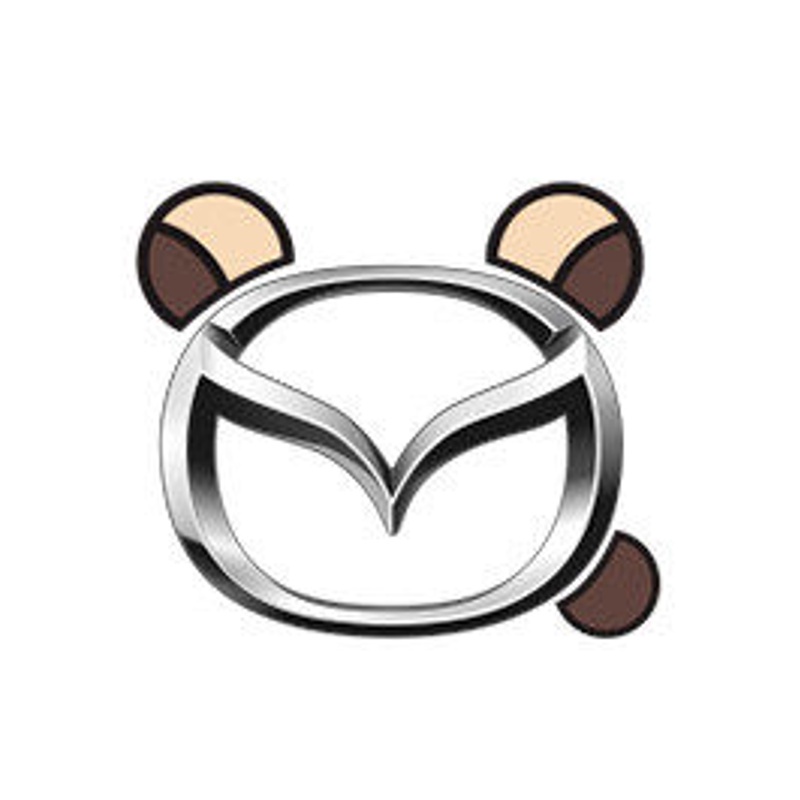 Logo Dán Trang Trí Xe Hơi Sáng Tạo Dễ Thương