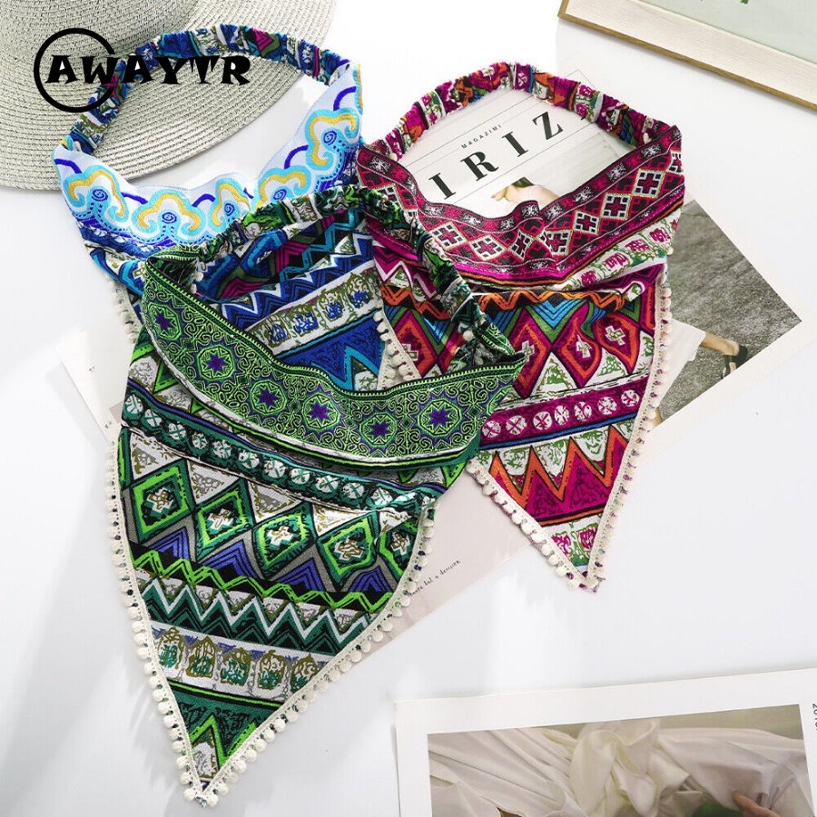 Khăn Turban Co Dãn In Họa Tiết Thời Trang Cho Nữ