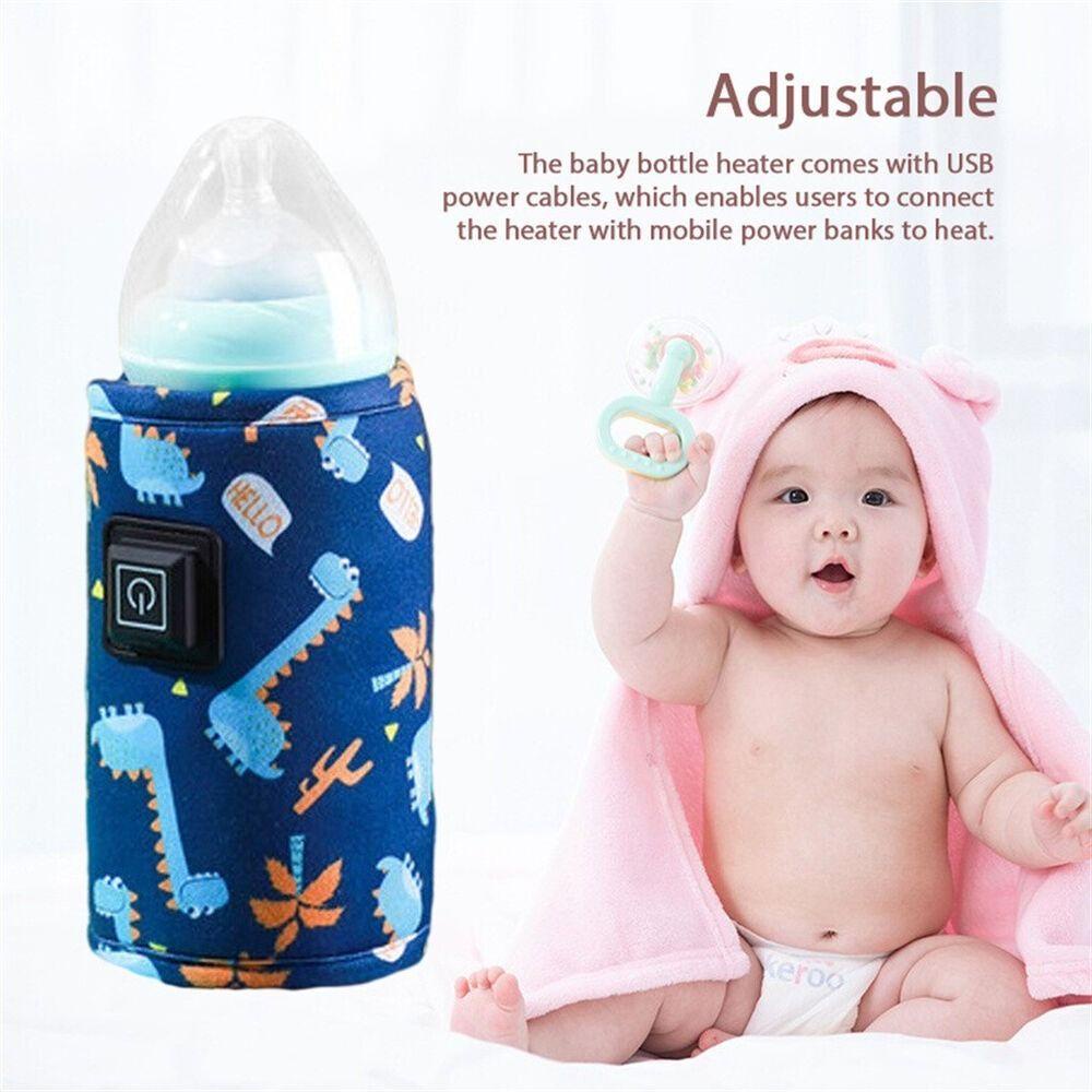 LUOL Máy Hâm Nóng Bình Sữa USB Có Vỏ Bọc Xe Đẩy Em Bé