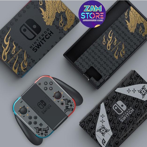 V1/V2 Set Skin Dán Cho Joycon, Dock, Máy Game Nintendo Switch