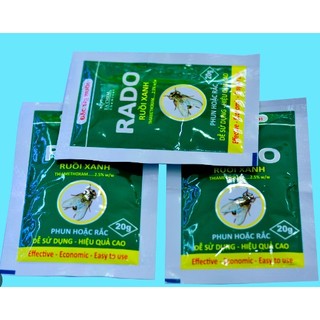 Thuốc diệt ruồi rado ruồi xanh 20g - an toàn hiệu quả