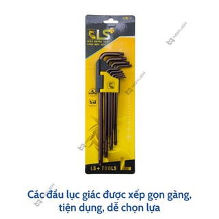 Bộ lục giác S2 9 món LS+ (Bông – Bi Dài)