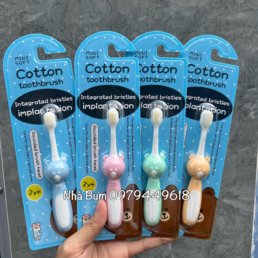 Bàn chải đánh răng lông siêu mềm cho bé