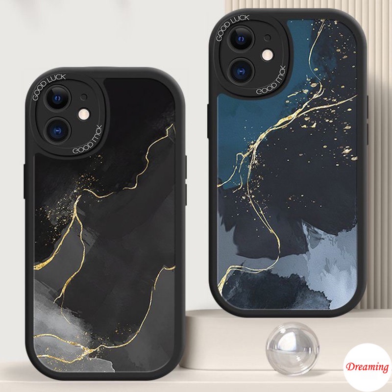Ốp Lưng Điện Thoại cho Samsung Galaxy A03 A03S A10S A13 A20 A30 A20S A21S A22 A23 A31 A32 A33 A50 A50S A30S A51 A52 A52S A53 A70 A71 A72 A73 5G 4G Oval Big Eye Soft Phone Case Motif Grey Blue Sky