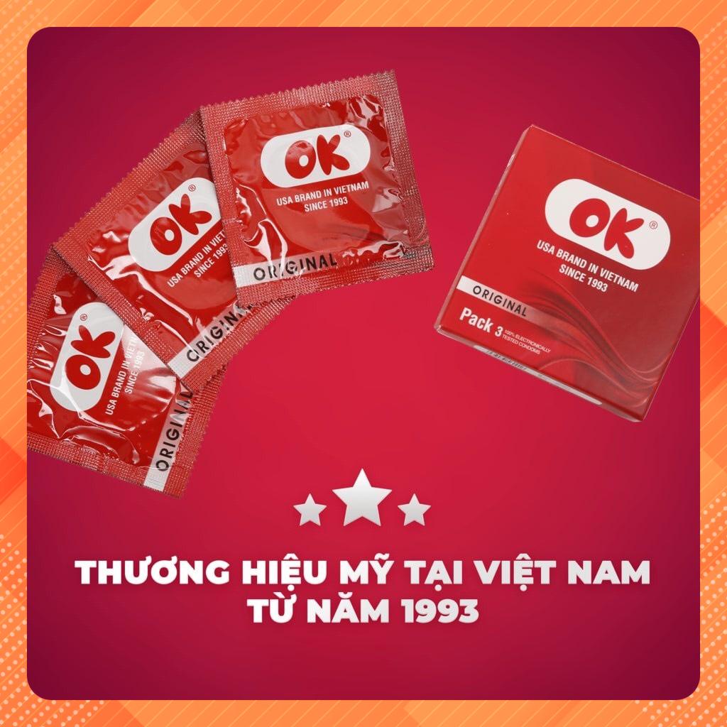 Bao Cao Su OK Original Chính Hãng ( Hộp 12 Cái)