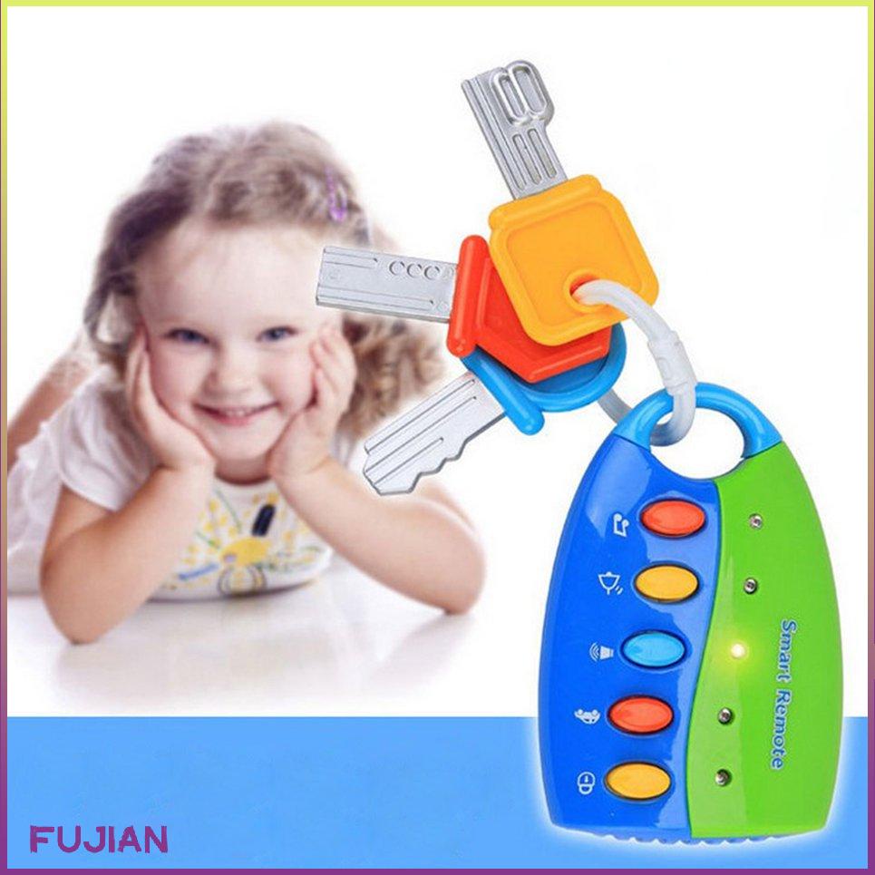 Mô Phỏng Xe Ô Tô Điều Khiển Từ Xa Khóa Chìa Đồ Chơi Giả Vờ Nhạc Nhấp Nháy Điện Tử Giáo Dục Sớm Cho Trẻ Em [H/22]