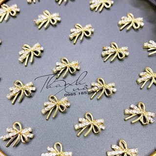 [charm nails]-charm nơ đá cao cấp