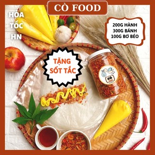 Combo bánh tráng phơi sương + muối tép hành phi + 100g bơ béo - cofood