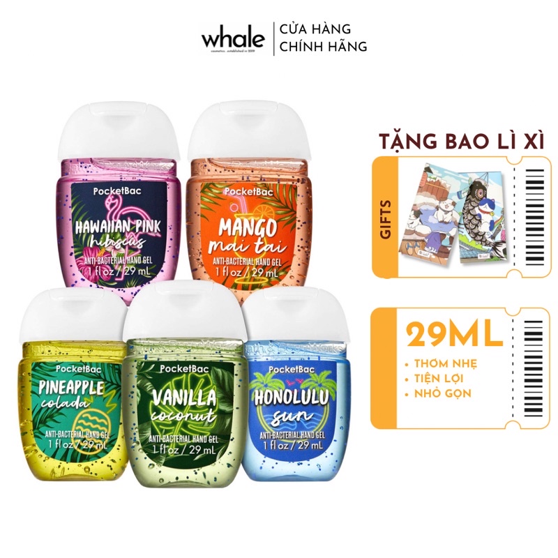 Mùi Ngẫu Nhiên  Nước rửa tay khô Bath and Body Works 29 ml